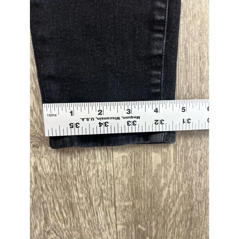 Agolde Sophie High Rise Skinny Jeans Size 29 Black - Picture 9 of 11